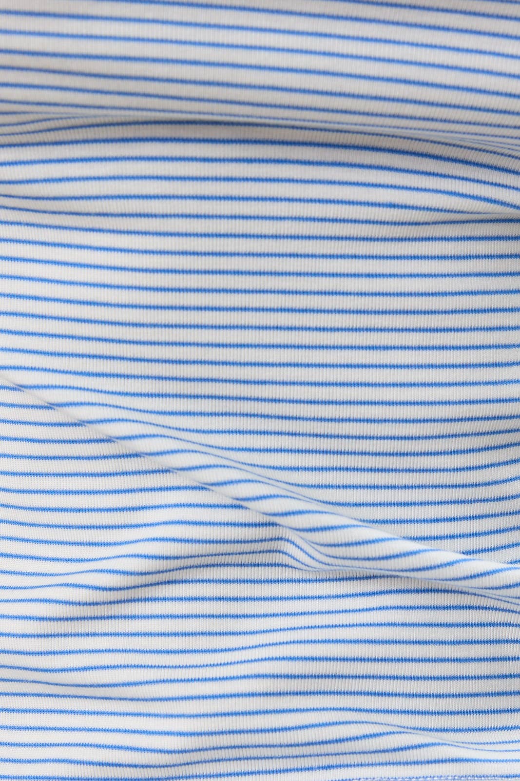 Sunday Edition | Boat Neck Short Sleeve Stripe Knit Top Blue