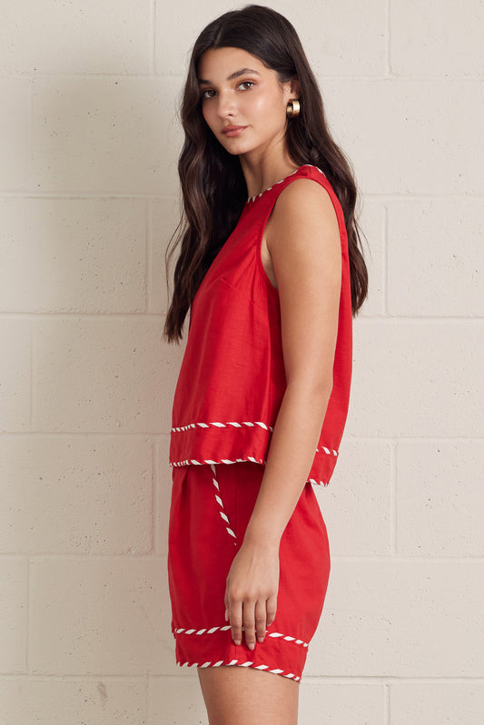 entro | Contrast Binding Shorts