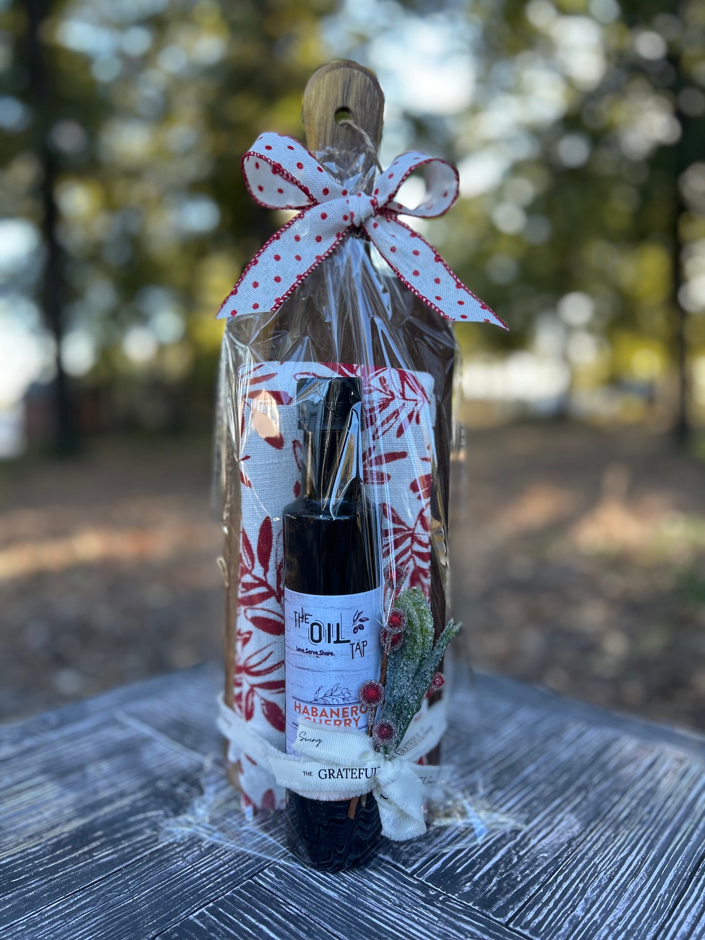 The Oil Tap Gift Set- Christmas - Habanero Cherry Balsamic Vinegar