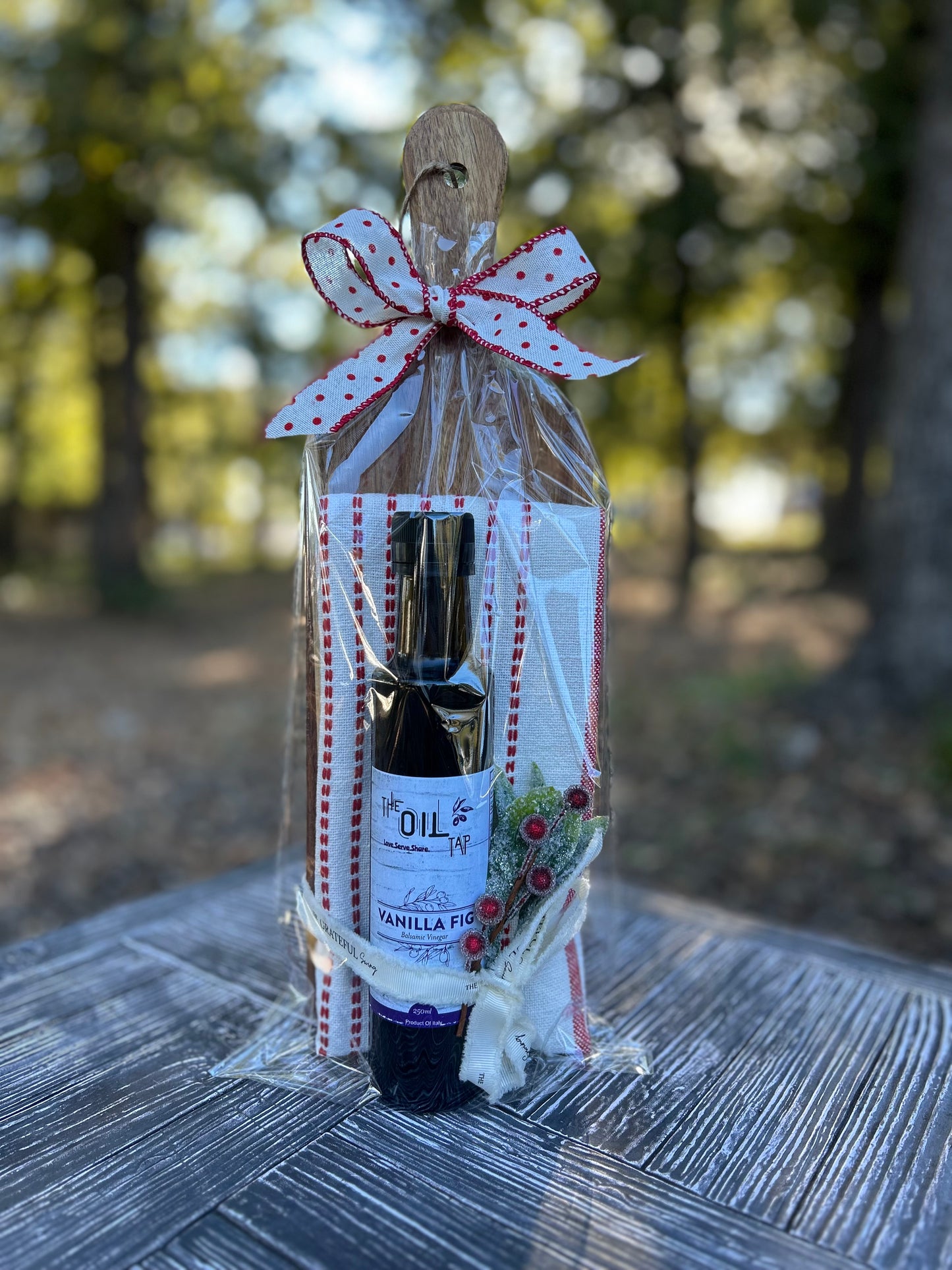 The Oil Tap Gift Set- Christmas - Vanilla Fig Balsamic Vinegar