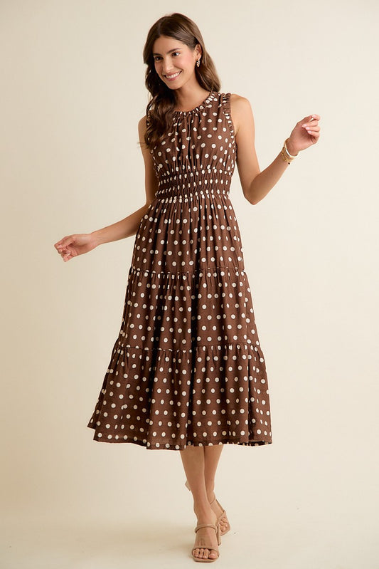 So Me | Polka Dot Midi Dress