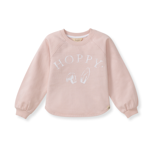 Burt's Bees | Baby Hoppy Pink Organic Cotton Sweatshirt