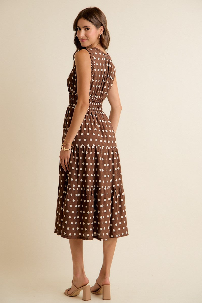So Me | Polka Dot Midi Dress