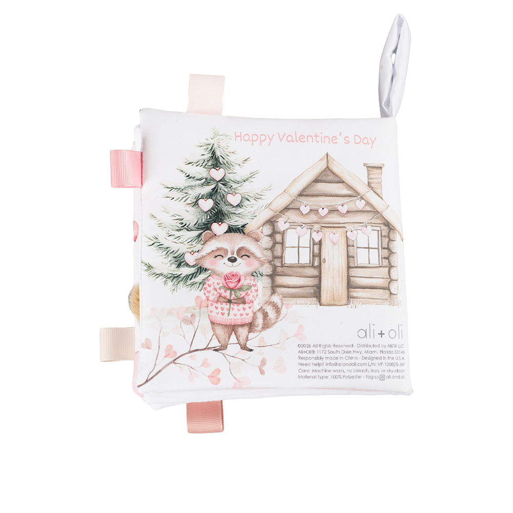 ali+oli | “Valentine’s Day Friends” Crinkle Cloth Baby Book