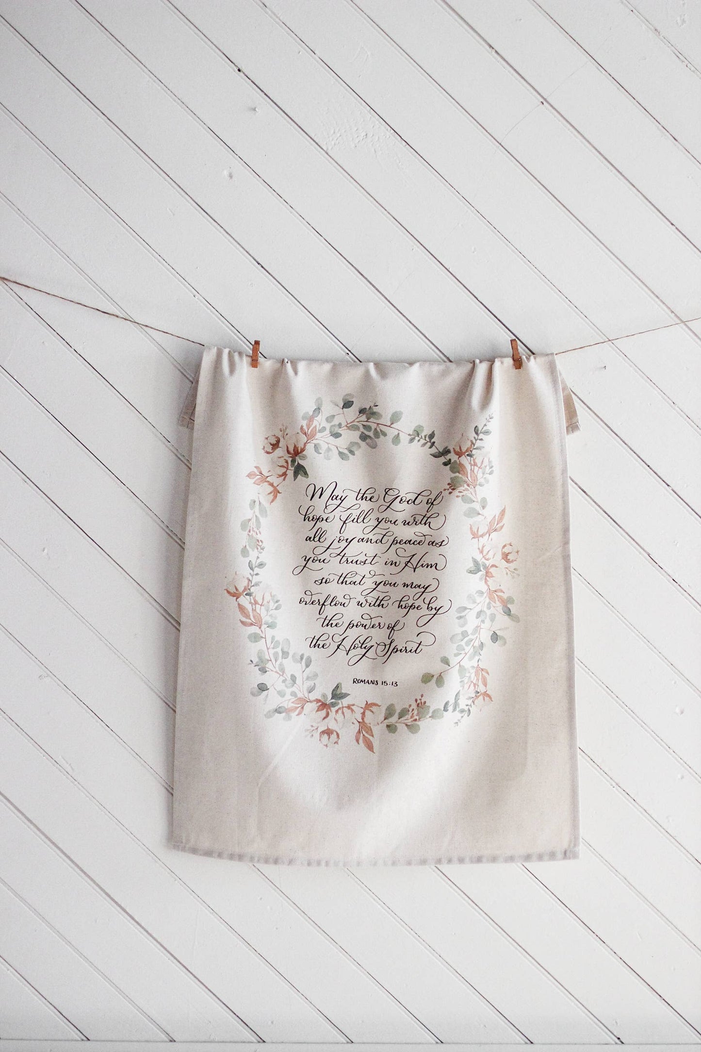 Romans 15 Full Hanging Kitchen Towel