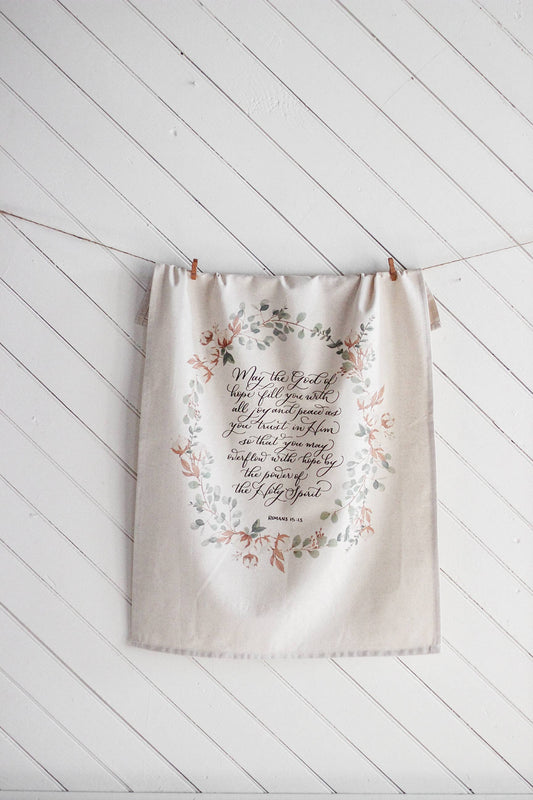 Romans 15 Full Hanging Kitchen Towel