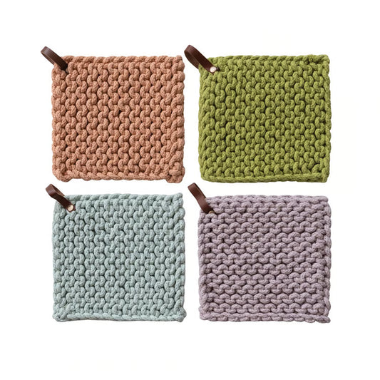 Hazel Mazel | 8 Inch Cotton Crocheted Pot Holder