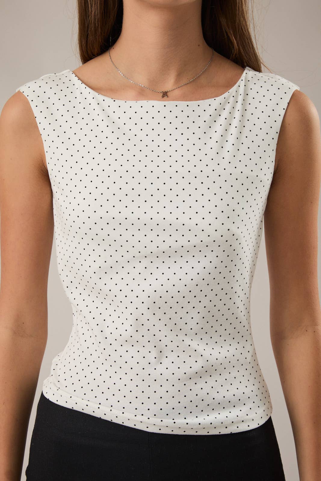 LE LIS | Boat Neck Knit Top