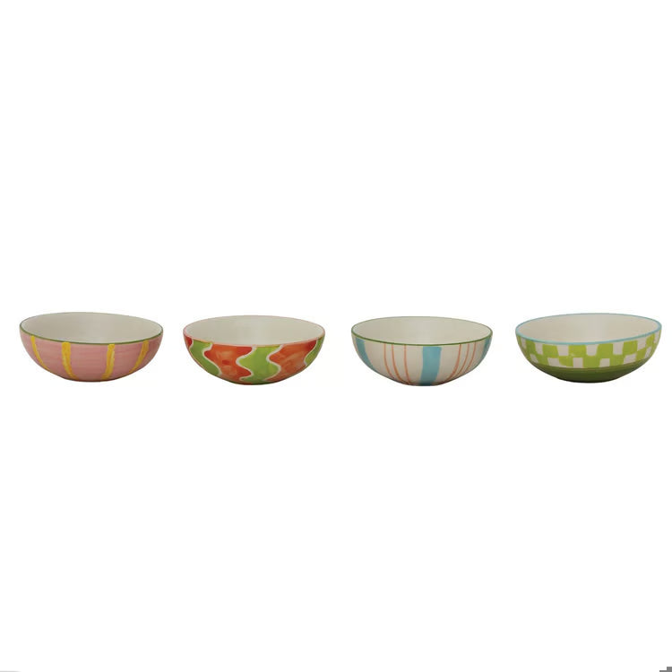 Hazel Mazel | Hand Painted Stoneware Dish Multi Color