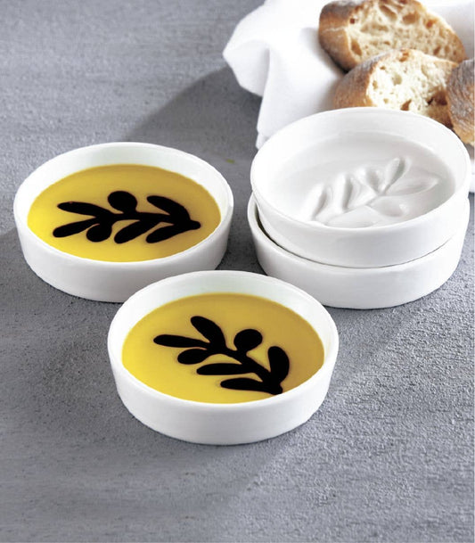 COMING SOON - Olive Oil and Balsamic Vinegar Set of 4 Dipping Plates