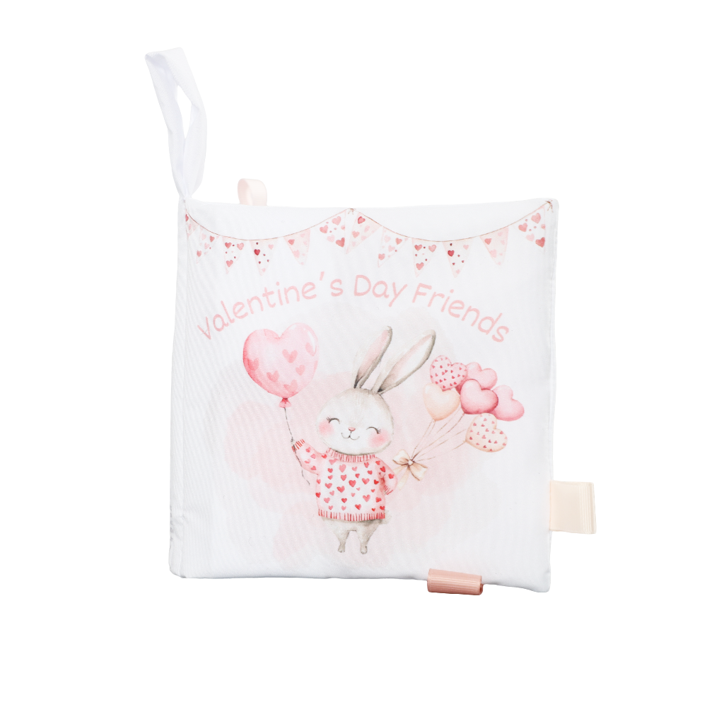 ali+oli | “Valentine’s Day Friends” Crinkle Cloth Baby Book