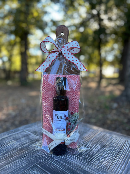 The Oil Tap Gift Set- Christmas - Bourbon Balsamic Vinegar