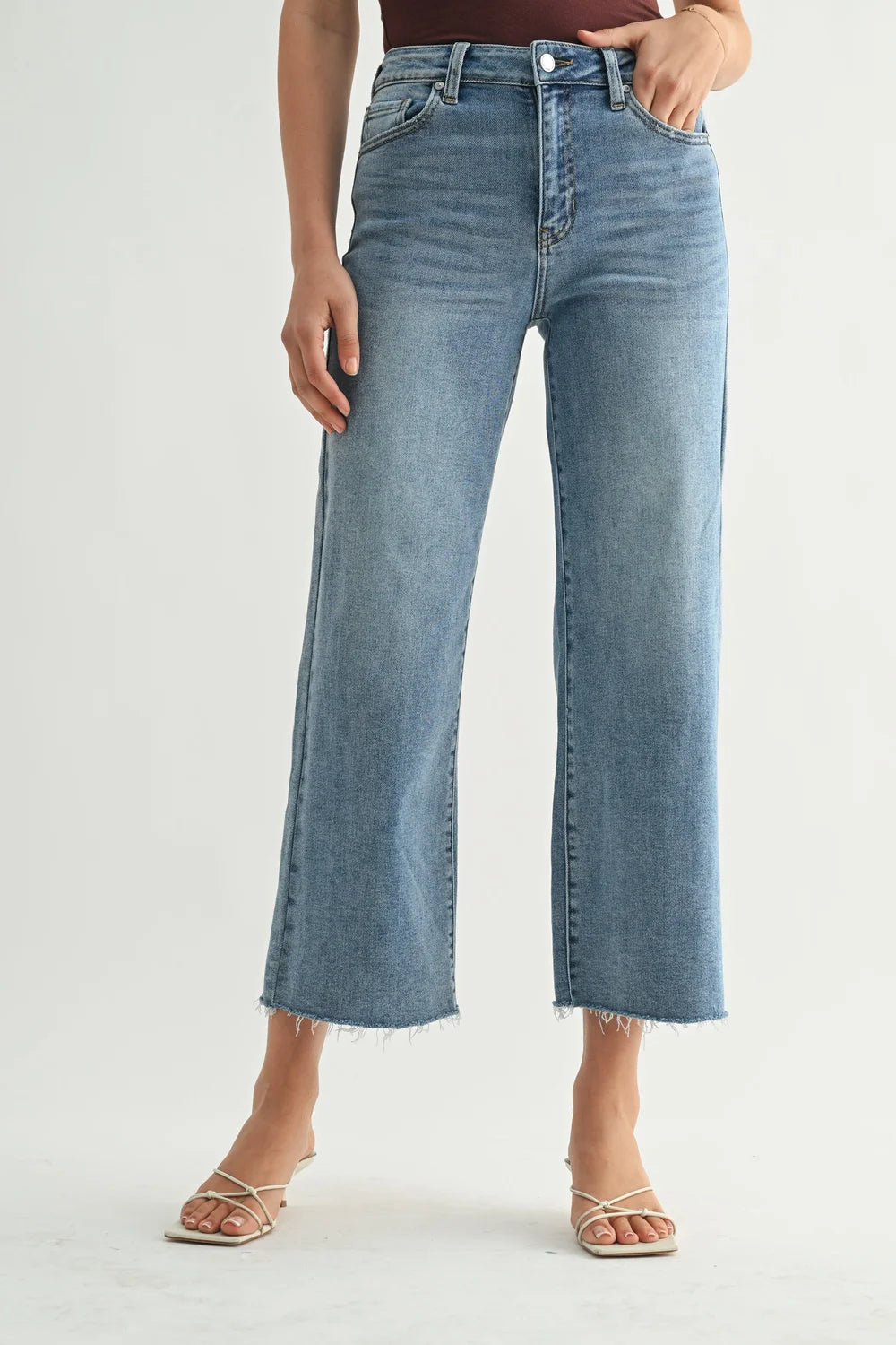 JBD Label of Just Black Denim | Slim Wide Leg (DP683)