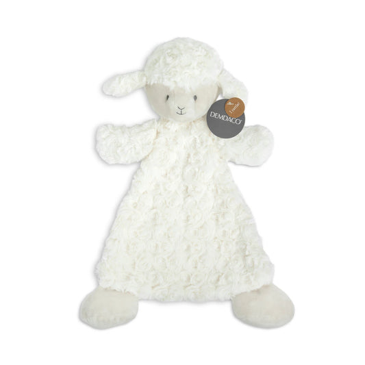 Demdaco | Dolly Lamb Rattle Blankie