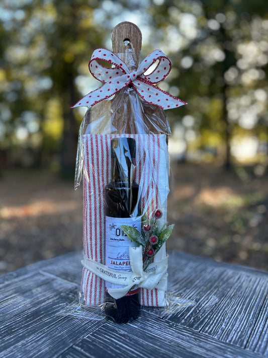 The Oil Tap Gift Set- Christmas - Jalapeño EVOO
