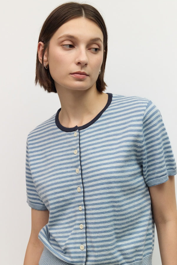 all:row | The Faye Cardigan Blue