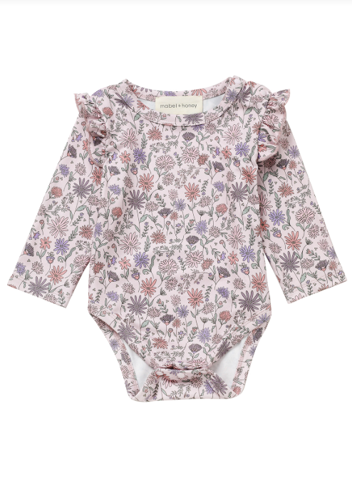 mabel + honey | Whimsical Wildflower Floral Bodysuit