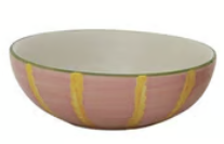 Hazel Mazel | Hand Painted Stoneware Dish Multi Color