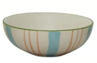 Hazel Mazel | Hand Painted Stoneware Dish Multi Color
