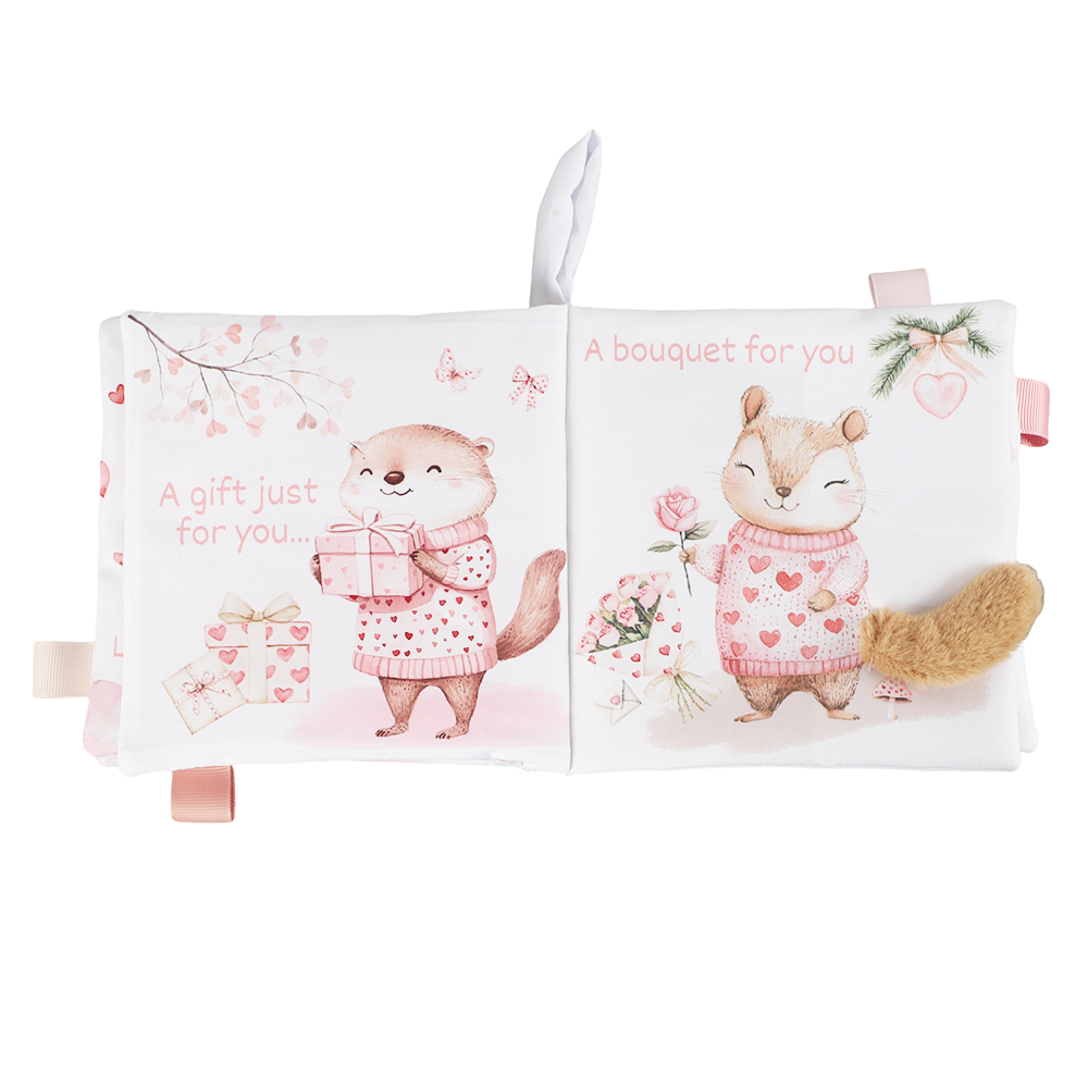 ali+oli | “Valentine’s Day Friends” Crinkle Cloth Baby Book