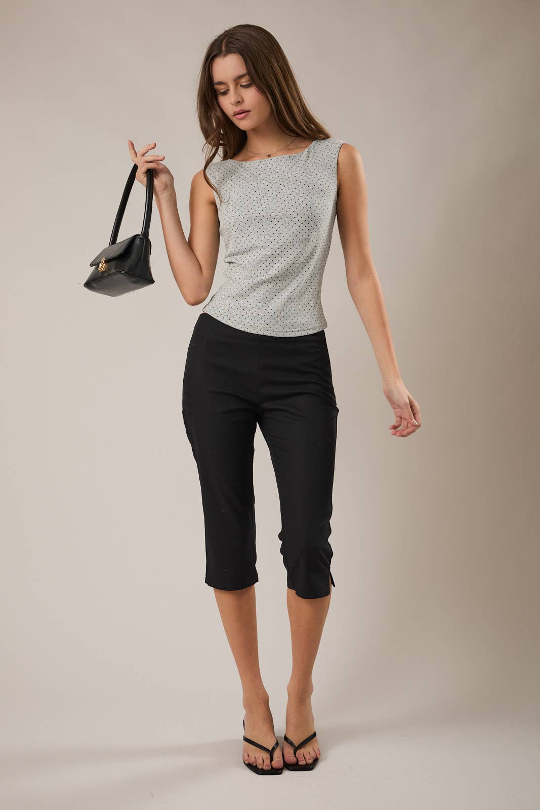 LE LIS | Boat Neck Knit Top