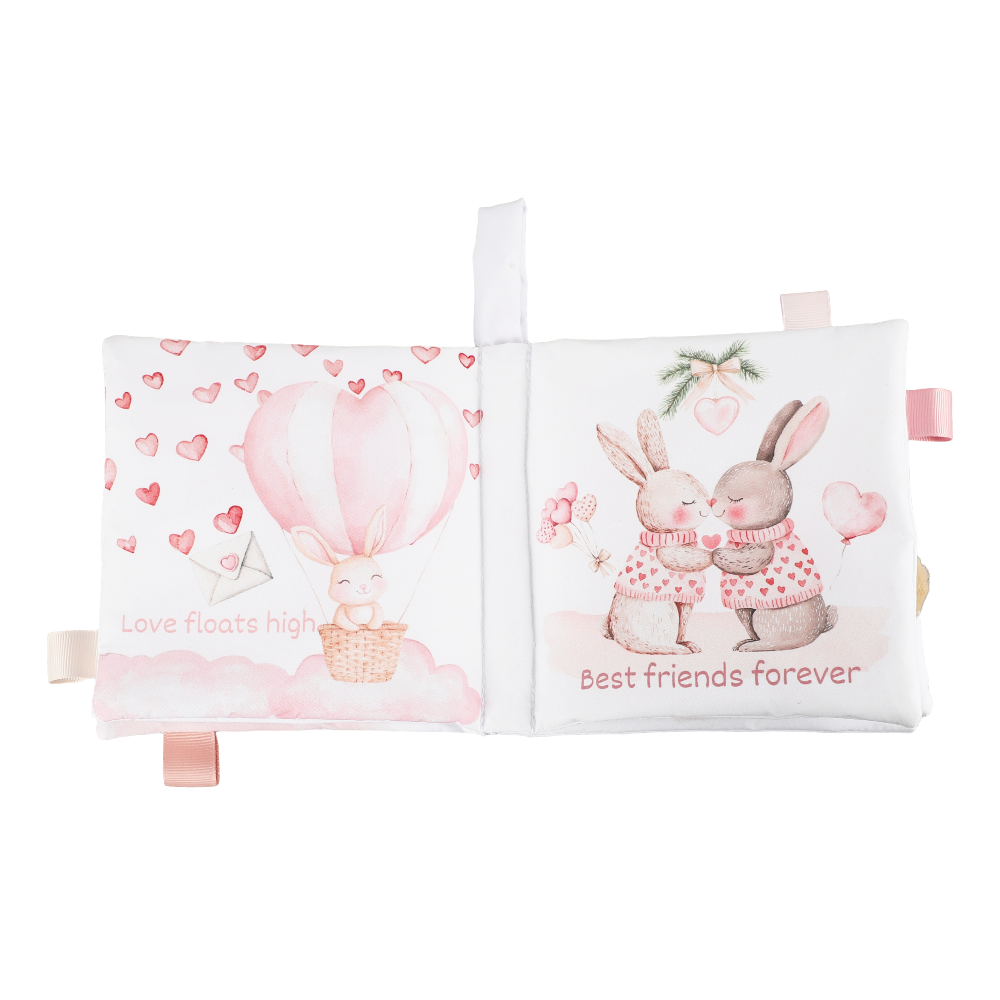 ali+oli | “Valentine’s Day Friends” Crinkle Cloth Baby Book