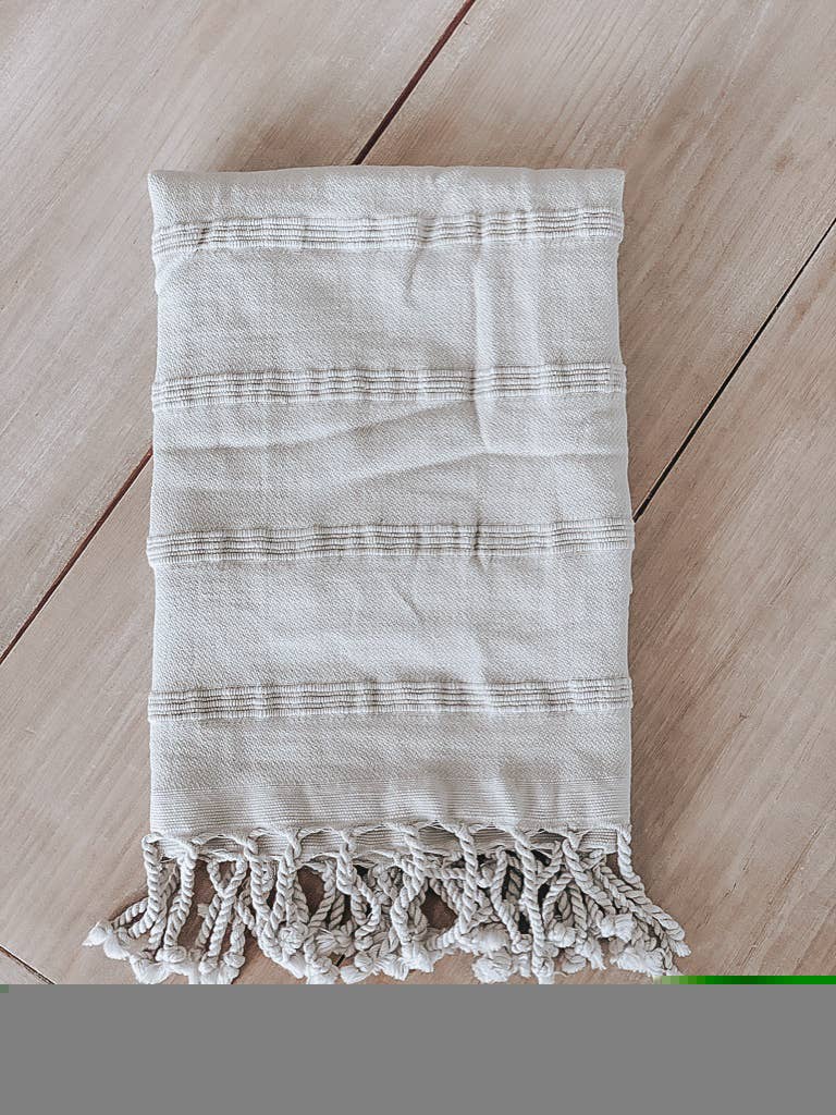 Textured Lines Kitchen Towel