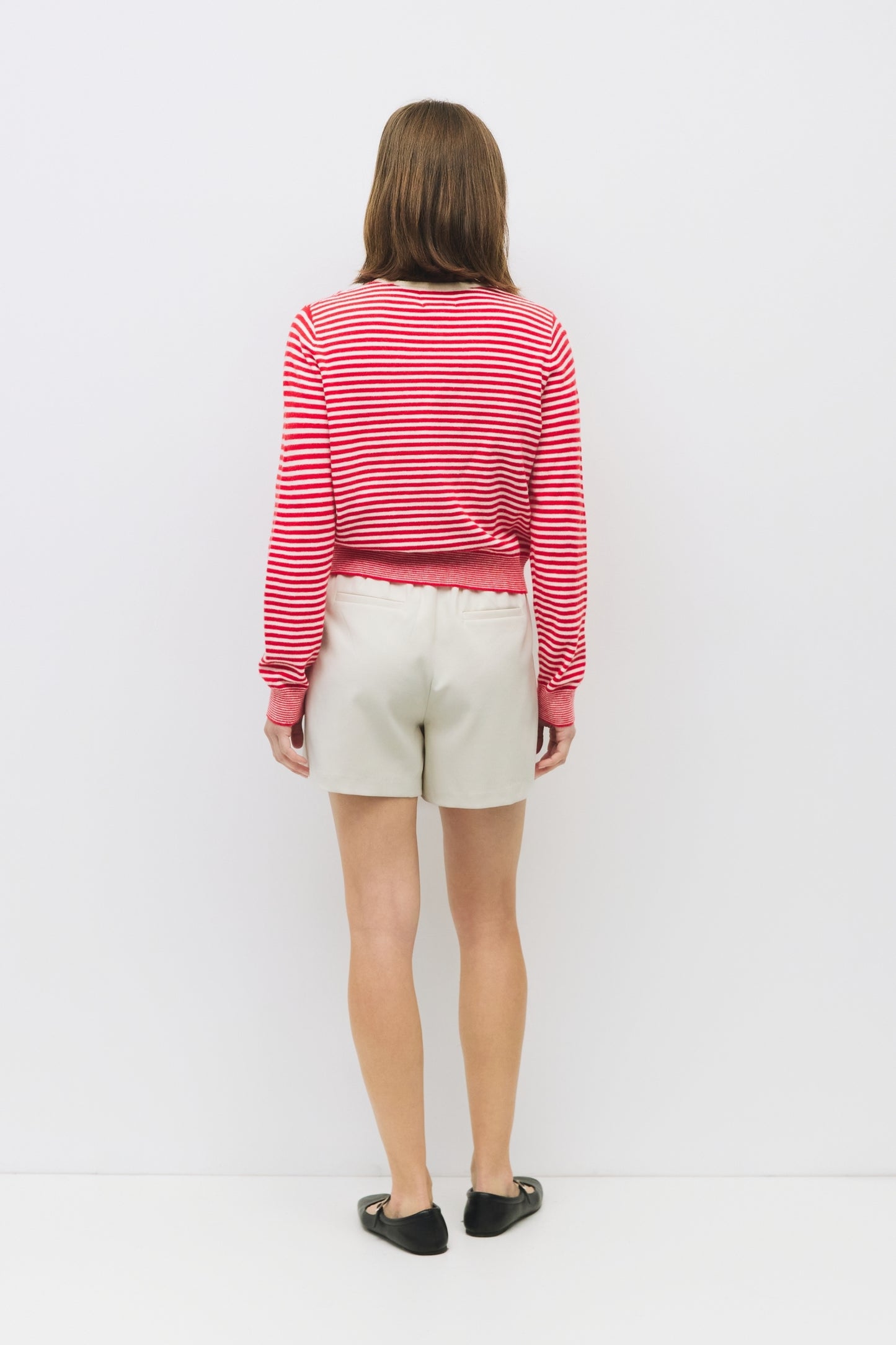 all:row | The Montana Cardigan Red/White